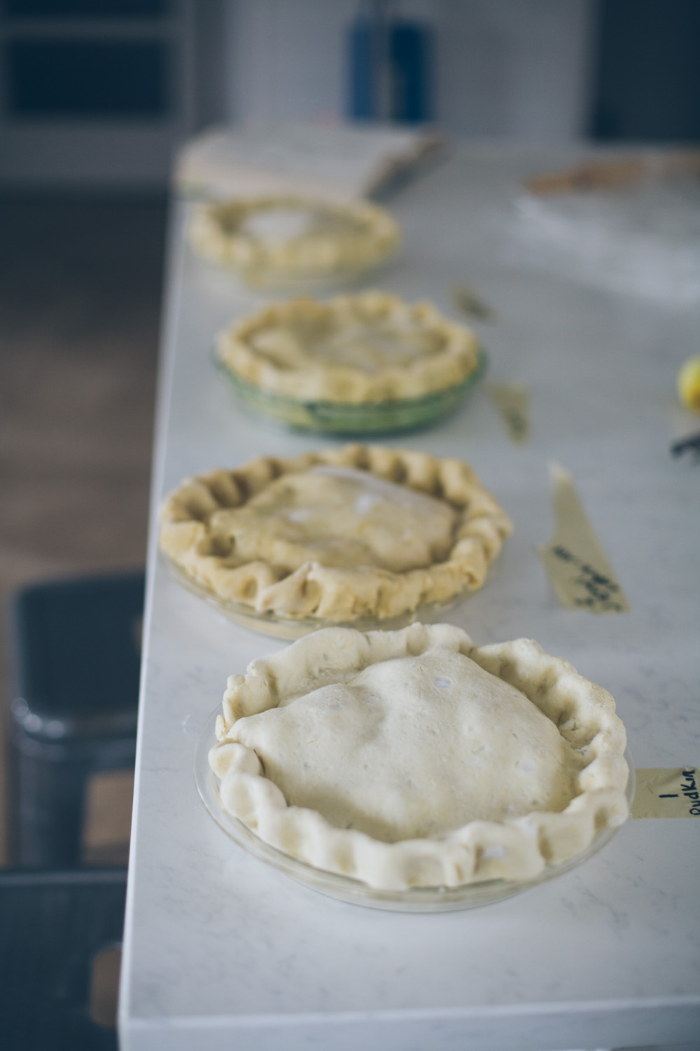 unbaked pie crusts