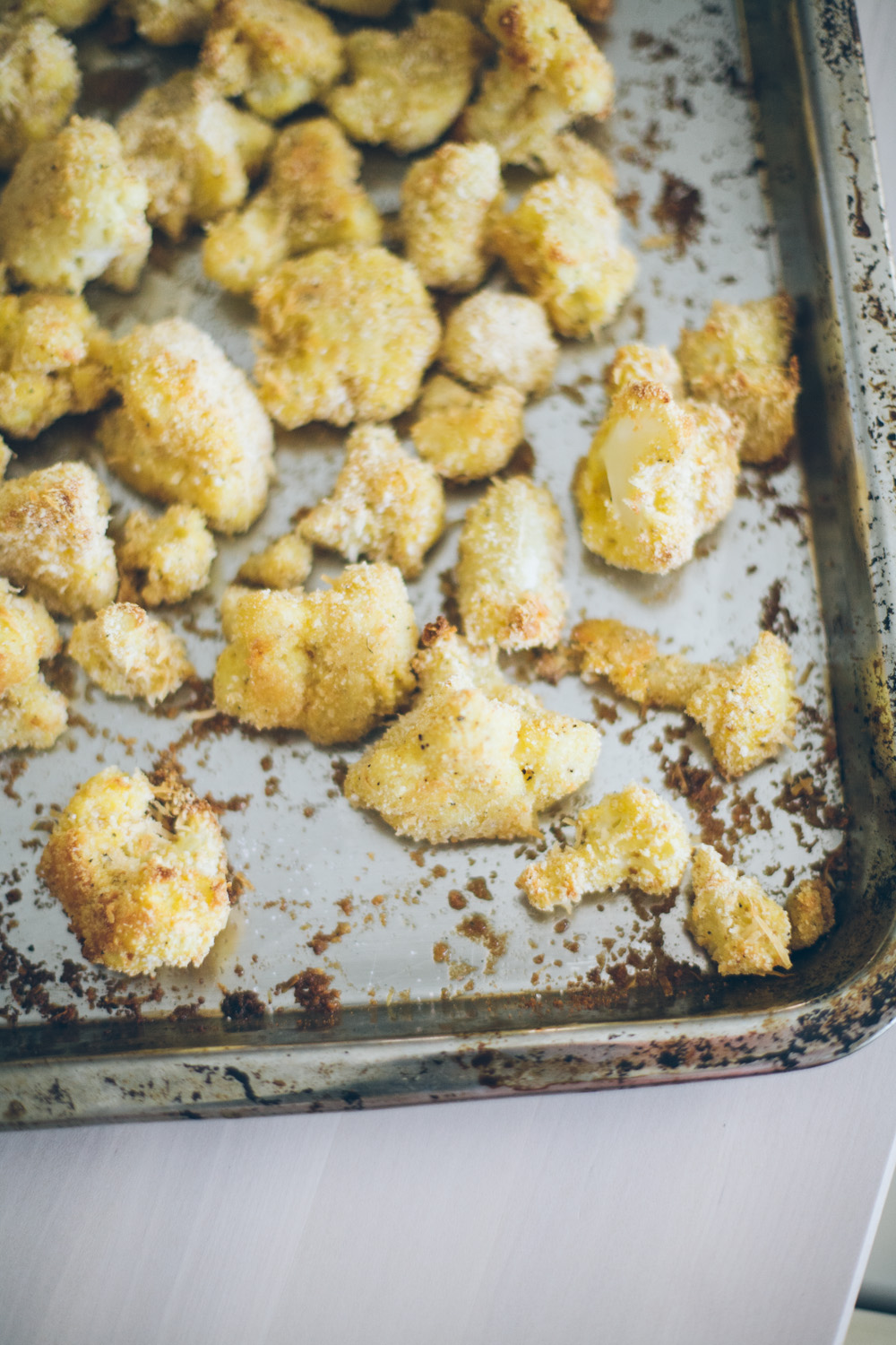 how to make breaded cauliflower baked not fried