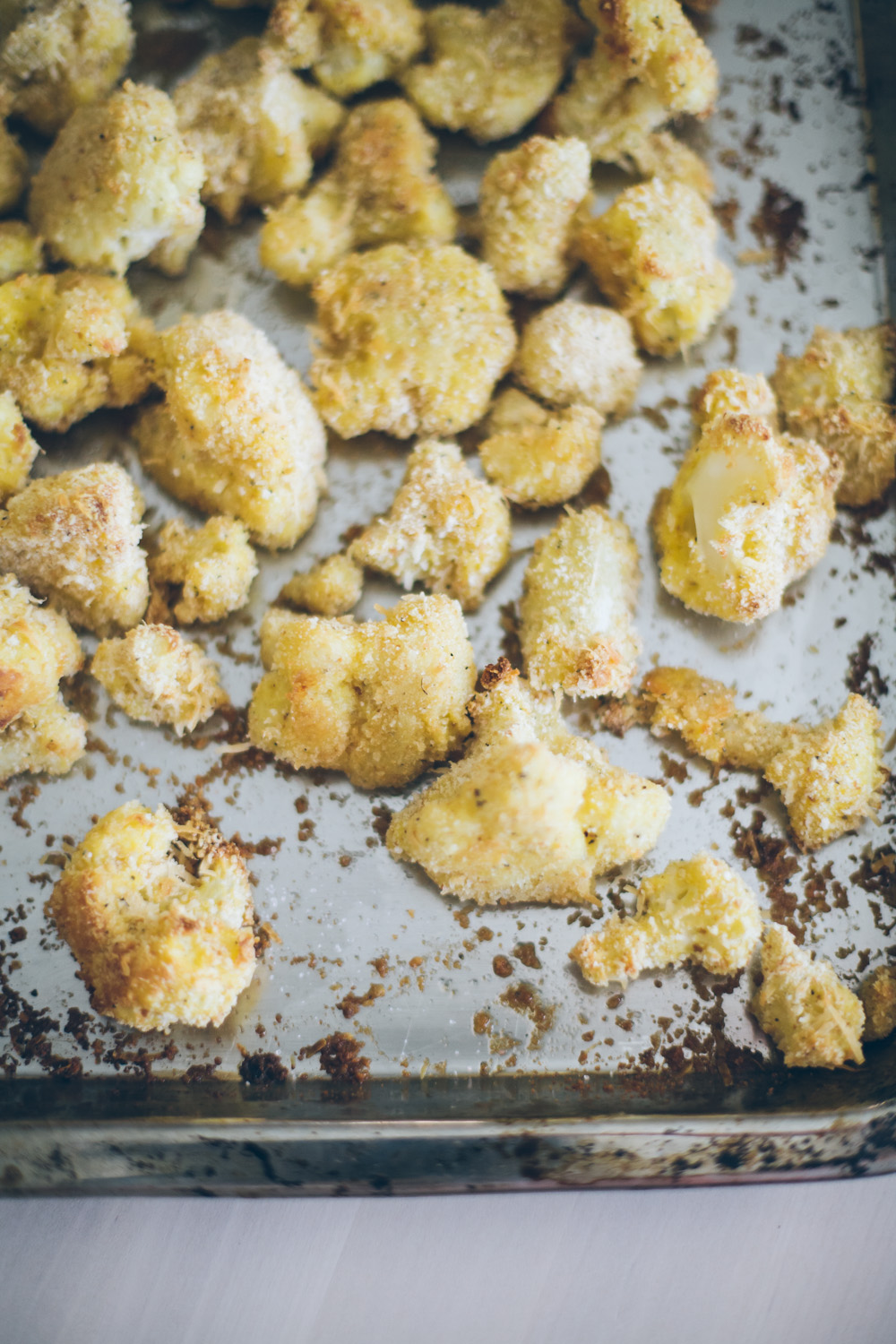 baked breaded cauliflower