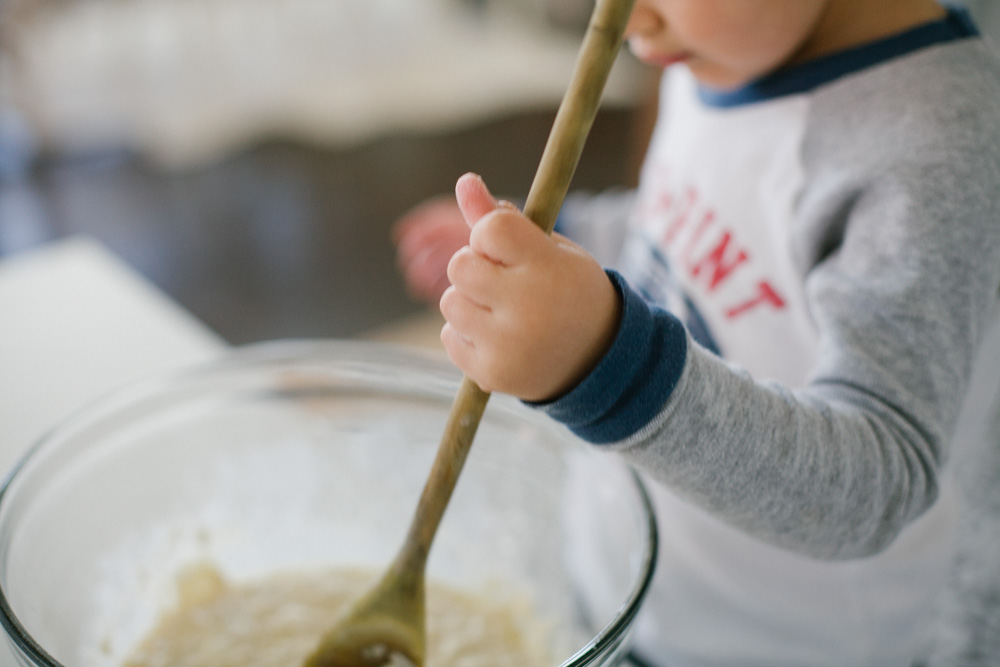 baking with kids, baking pretzels from walter the baker