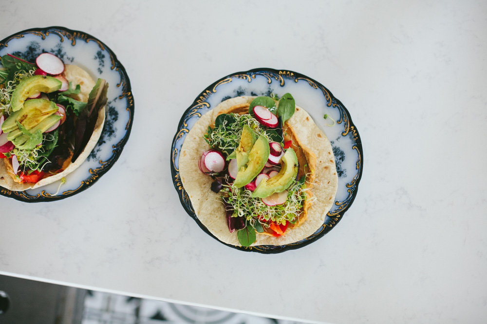 Red pepper wraps from The Minimalist Kitchen