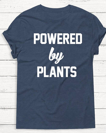 powered by plants tee