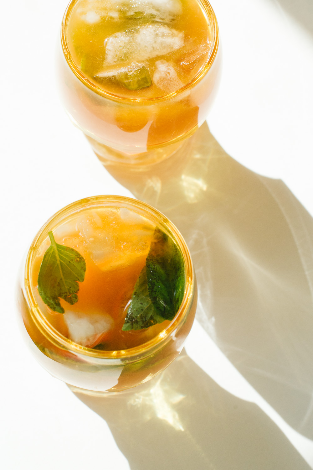 orange basil mocktail / go eat your bread with joy