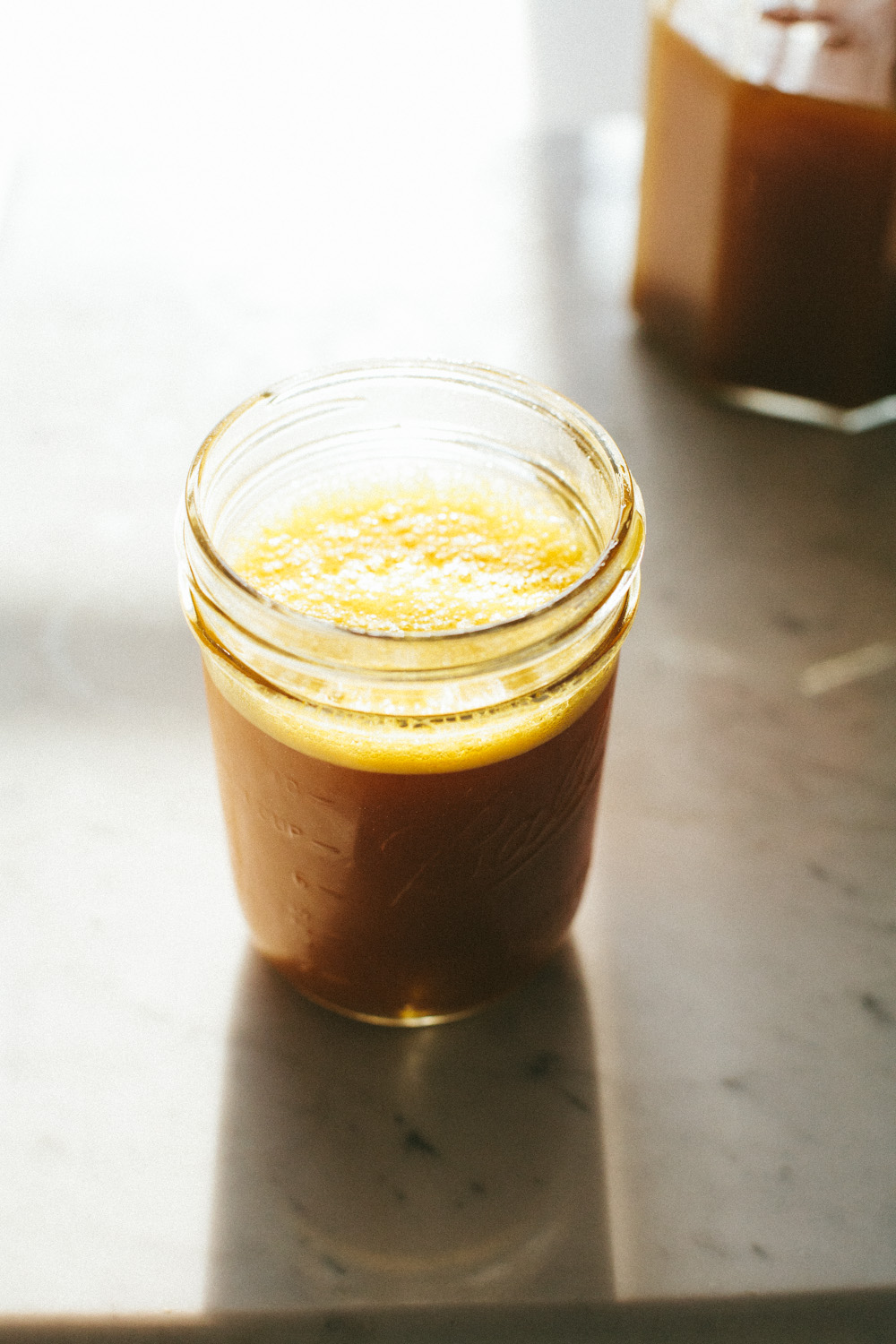 Iced Tumeric Basil Green Tea / Go Eat Your Bread with Joy