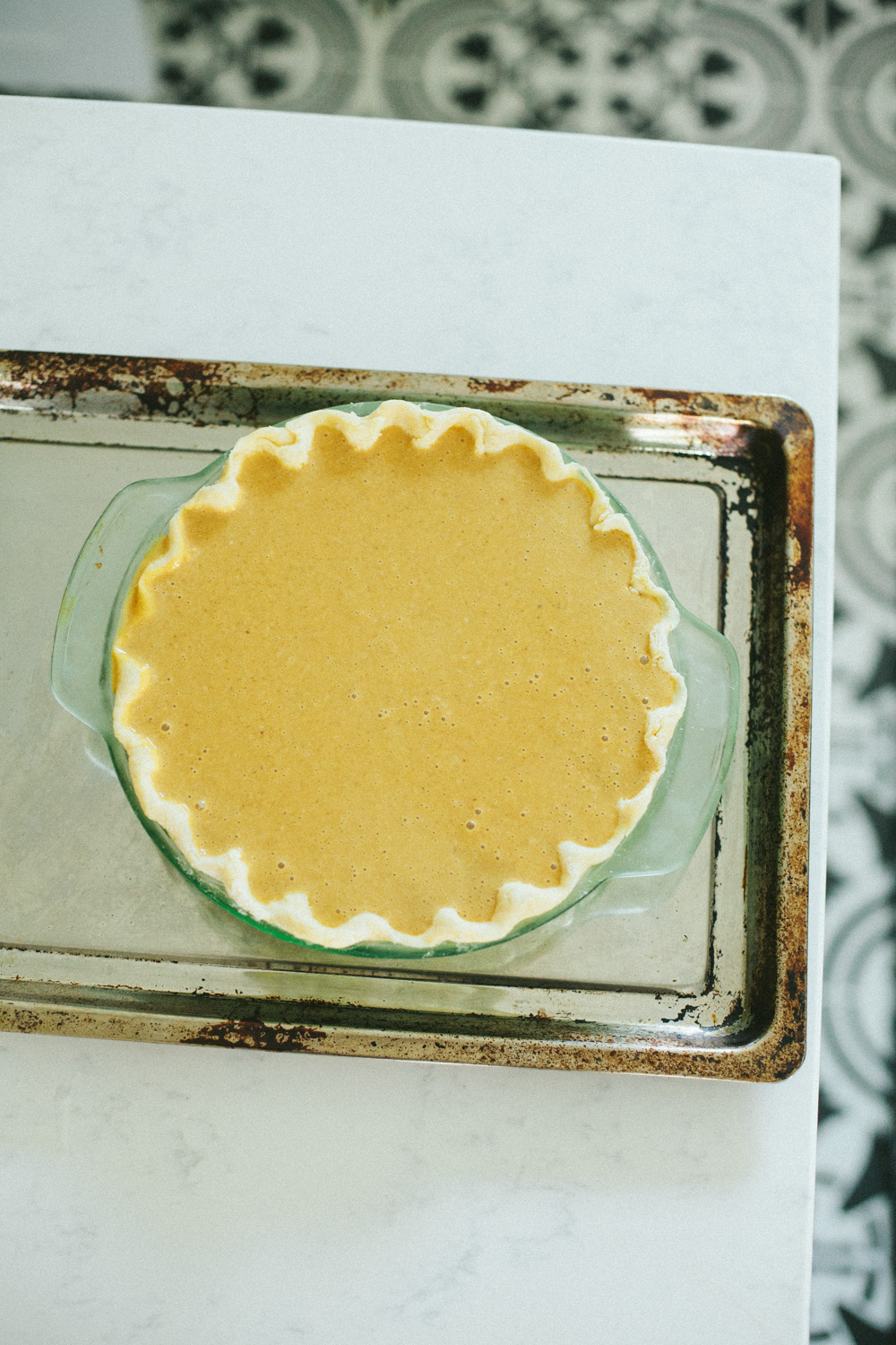 favorite pumpkin pie with homemade crust