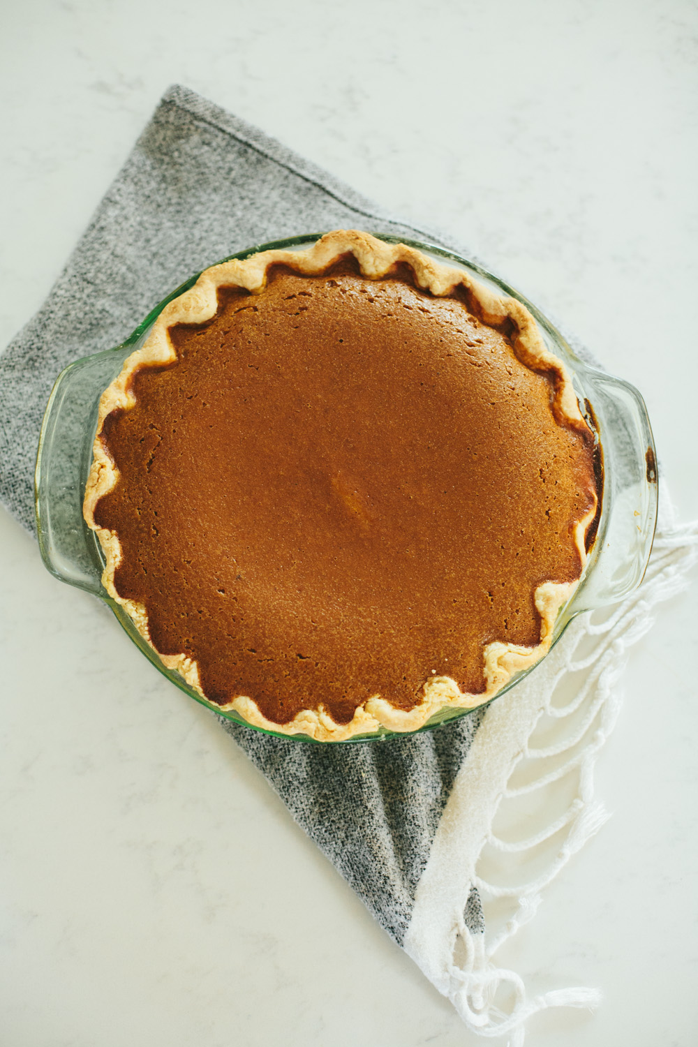 FAVORITE pumpkin pie with homemade puree and all-butter crust