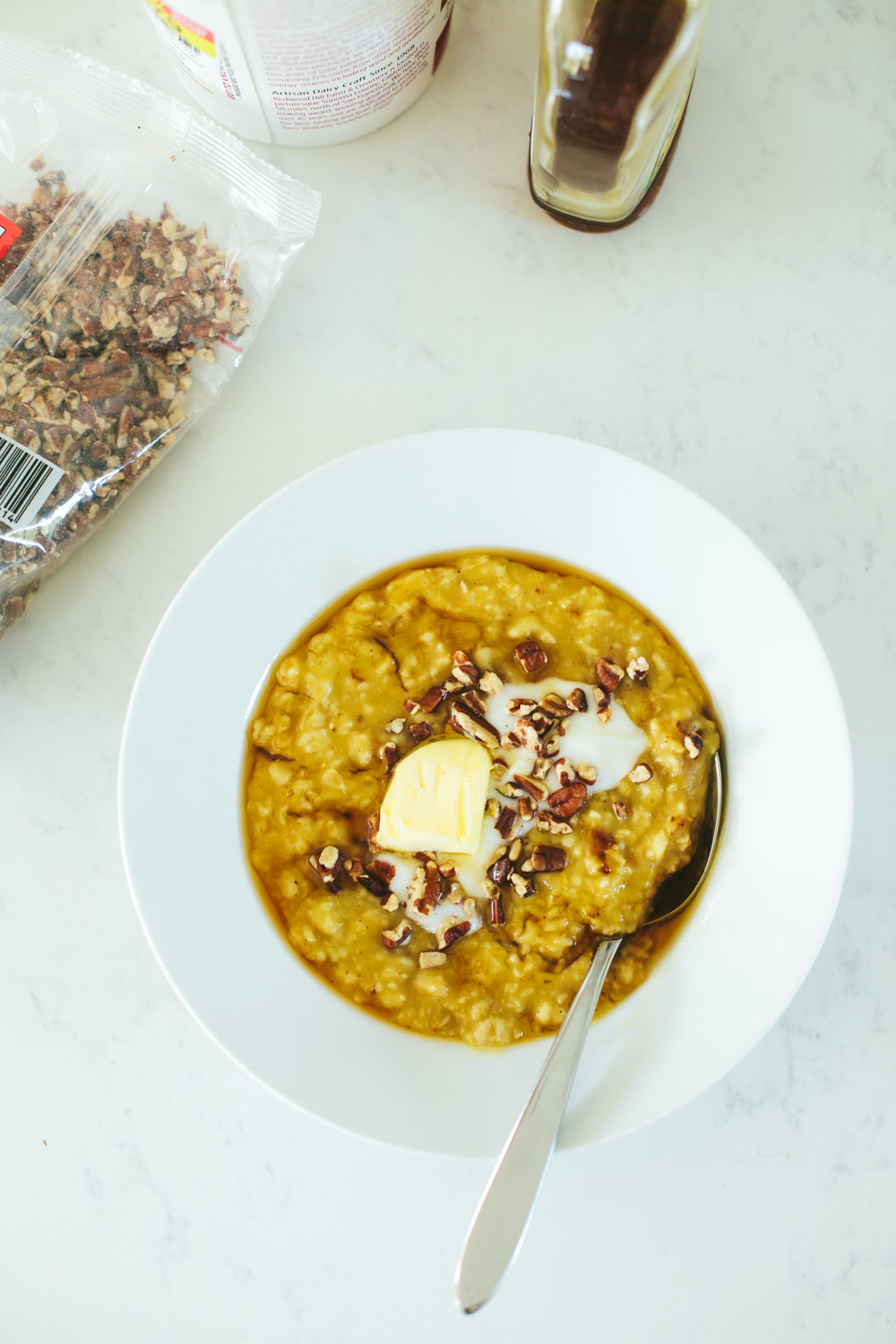 instapot pumpkin oatmeal