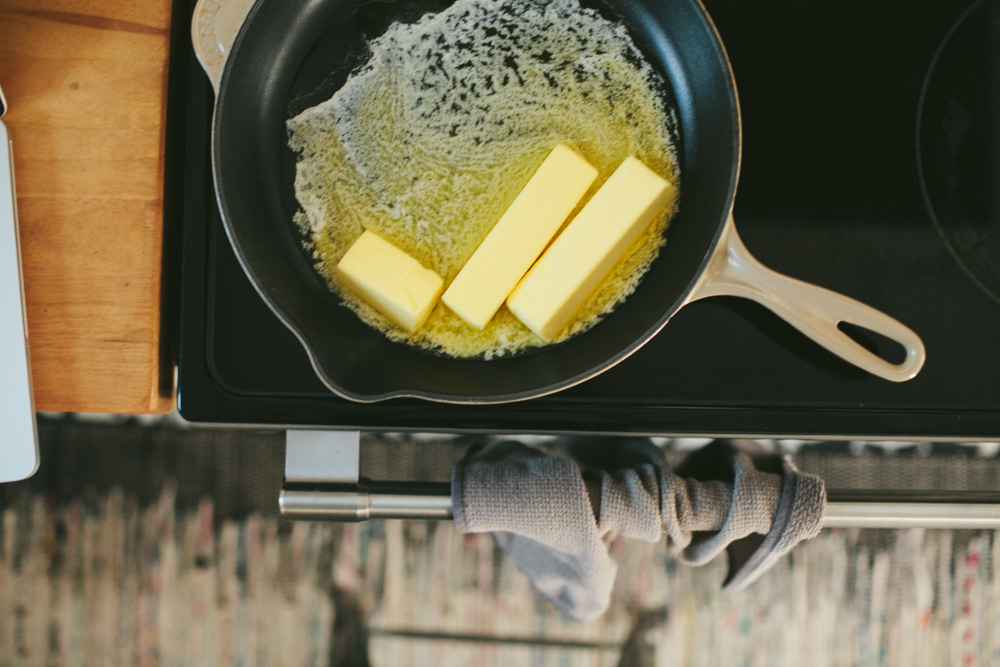 how to make turkey stuffing from scratch: it starts with butter