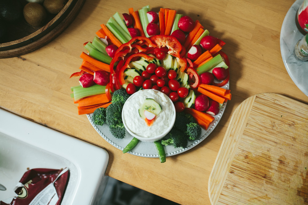 turkey veggie tray