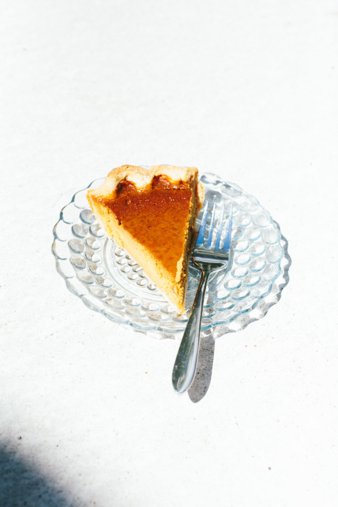 Pumpkin pie with an all-butter crust / Go Eat Your Bread with Joy