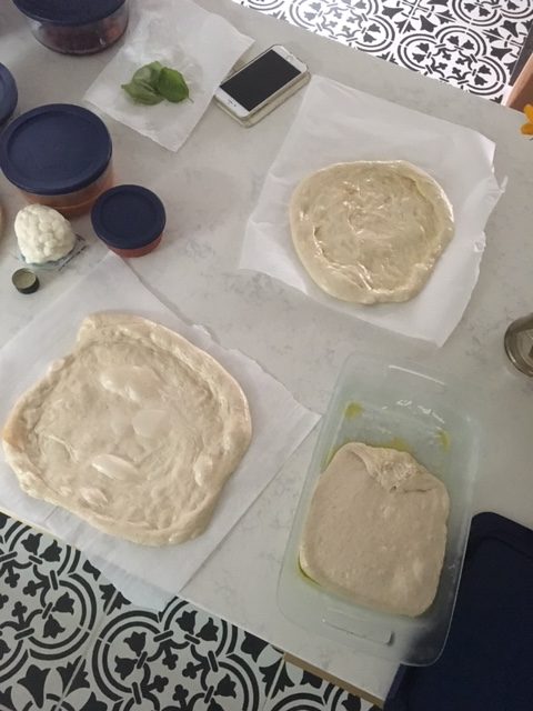 Pizza doughs, prepped and ready / Go Eat Your Bread with Joy
