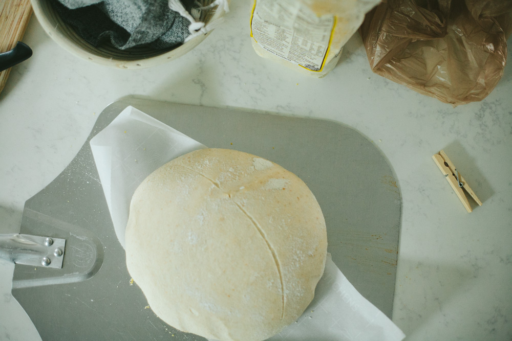 High-hydration sourdough bread with a simple score // Go Eat Your Bread with Joy